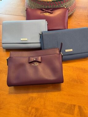 Kate Spade 4 leather crossbody bags, NWOT